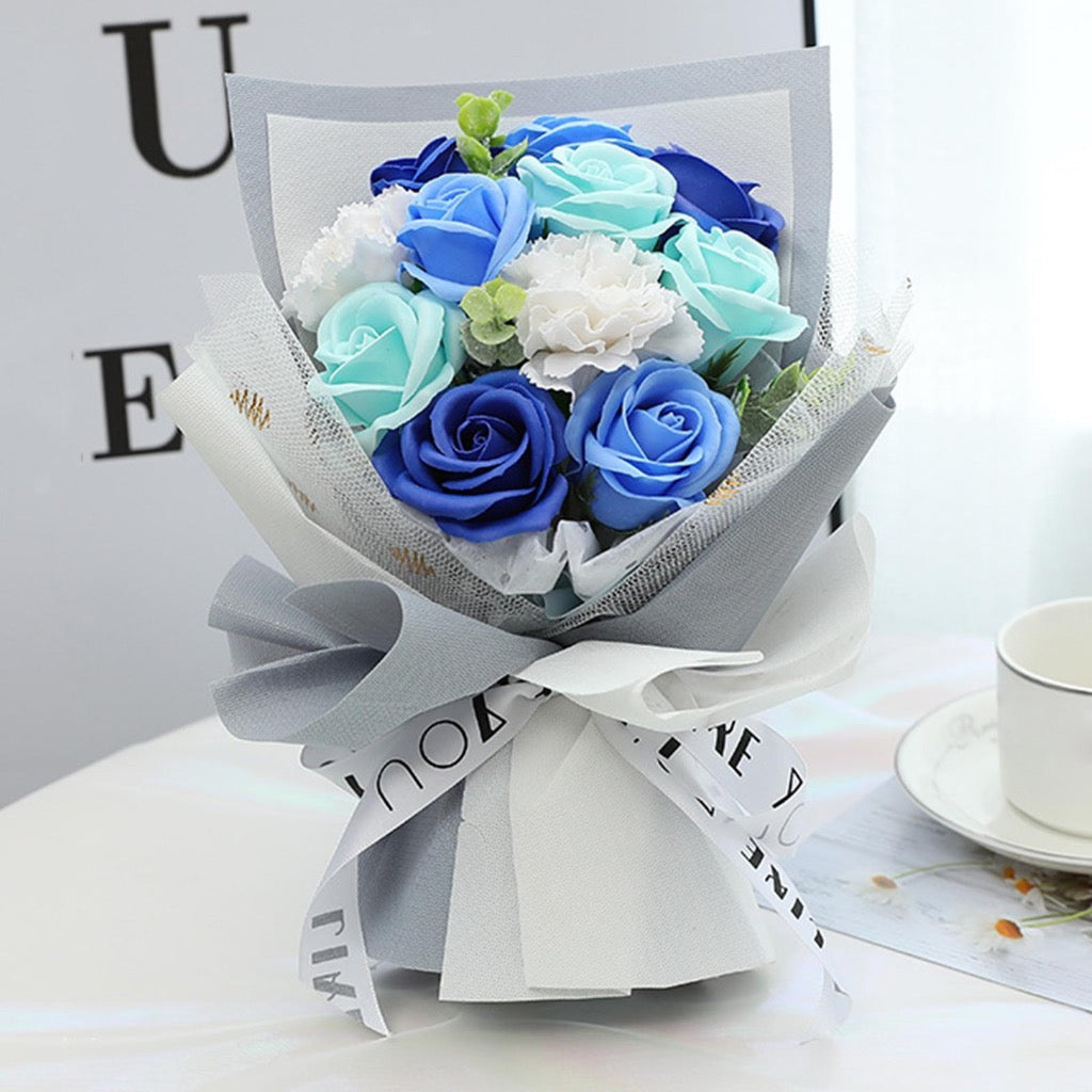 Soap Rose Flower Bouquet Surprise Gifts