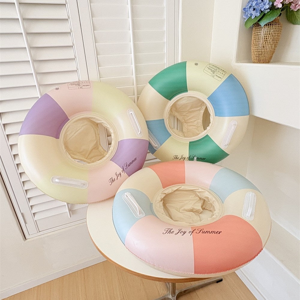 Joy Stripe Baby Float with Seat Handles