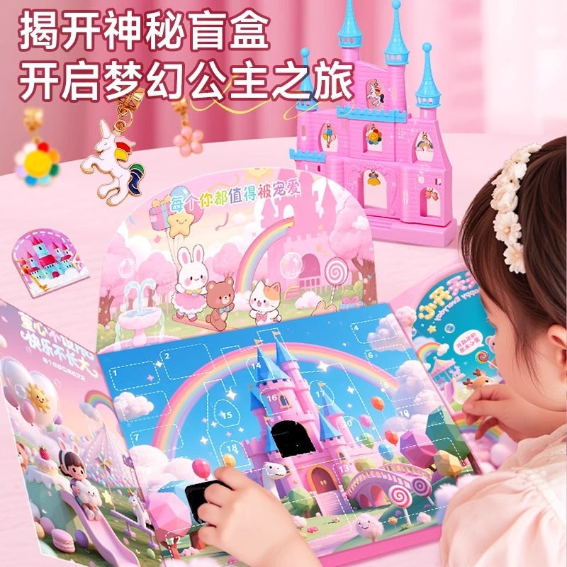 Princess Castle Blind Box Girls Jewelry Kids Surprise Toys