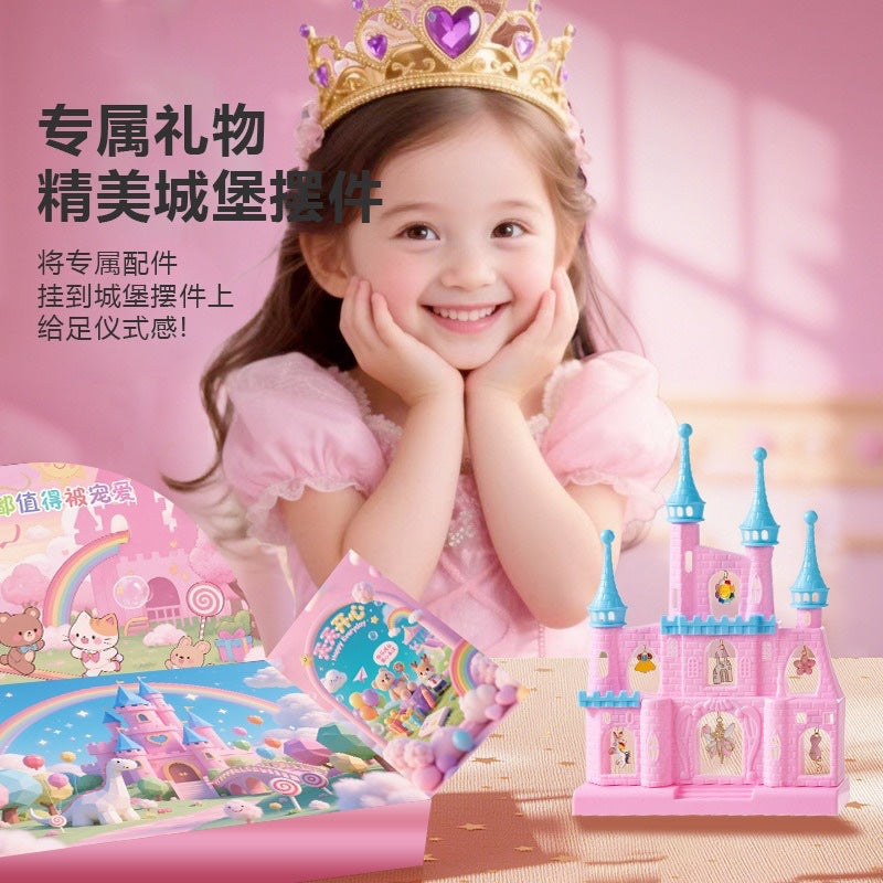 Princess Castle Blind Box Girls Jewelry Kids Surprise Toys