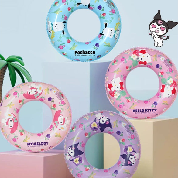 Kids Inflatable Girls Pool Float Sanrio Swimming Ring