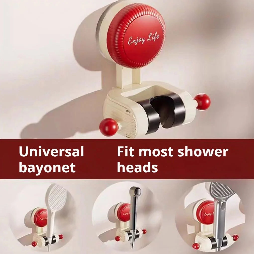 Showerhead Adjustable Holder Wall Suction
