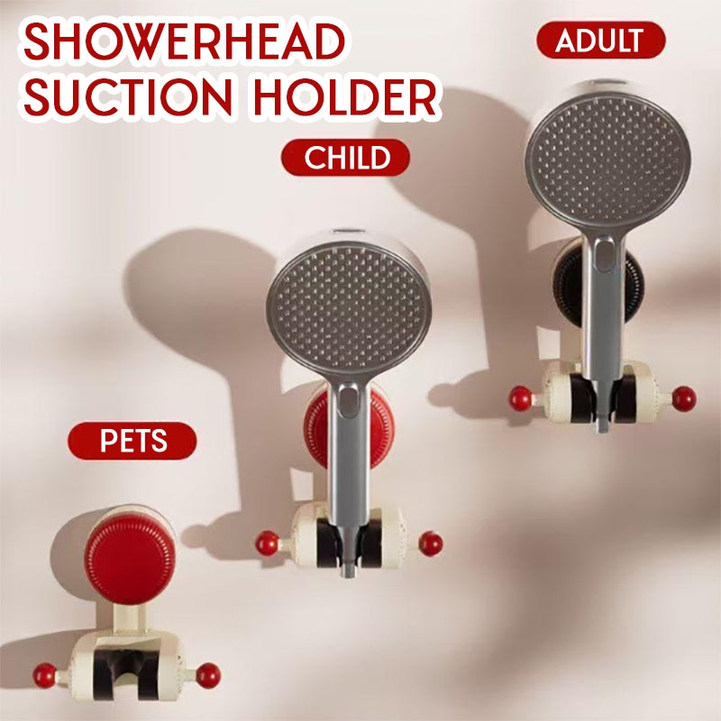 Showerhead Adjustable Holder Wall Suction