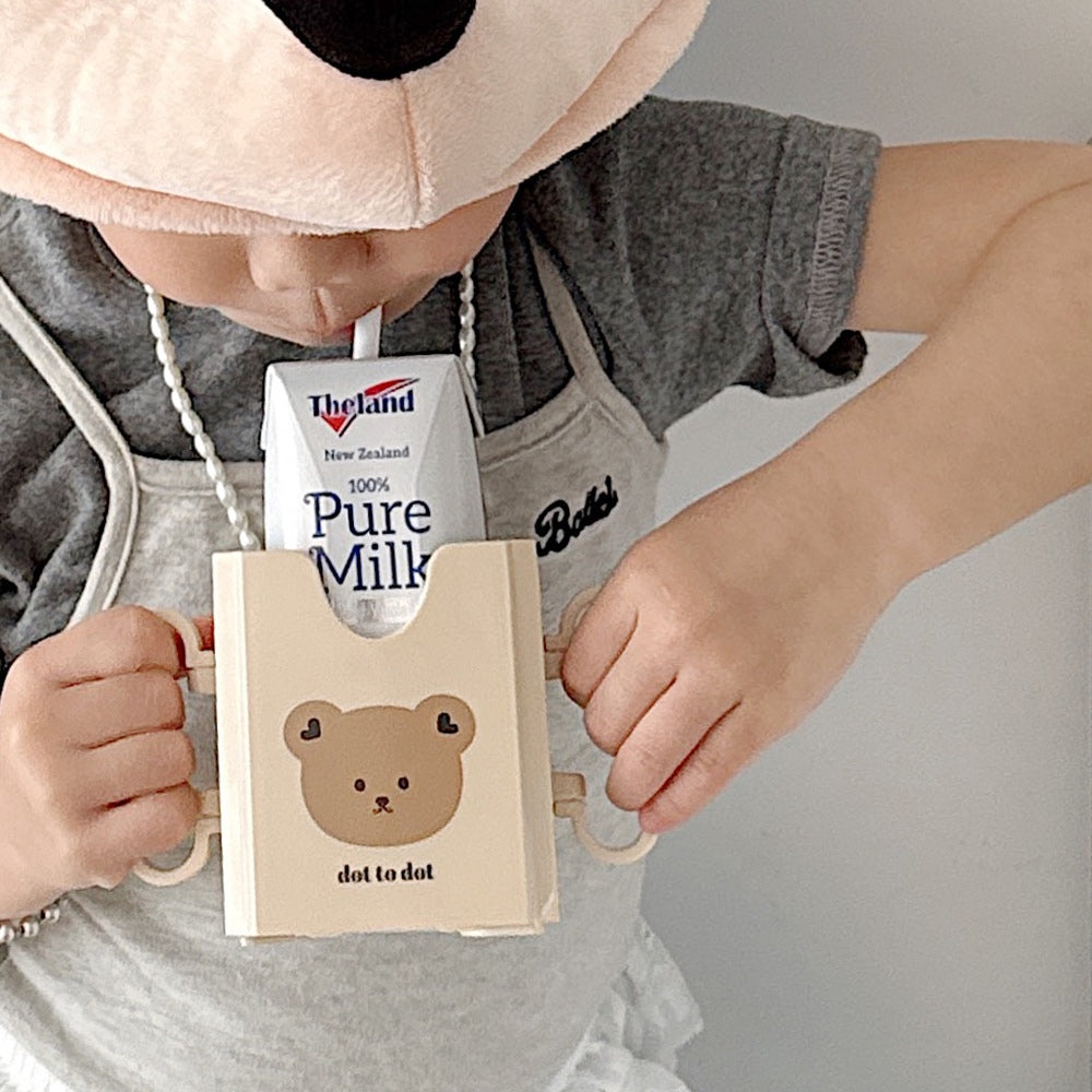 Carton Milk Kids Packet Drinks Holder