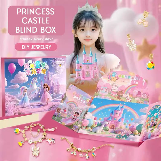 Princess Castle Blind Box Girls Jewelry Kids Surprise Toys