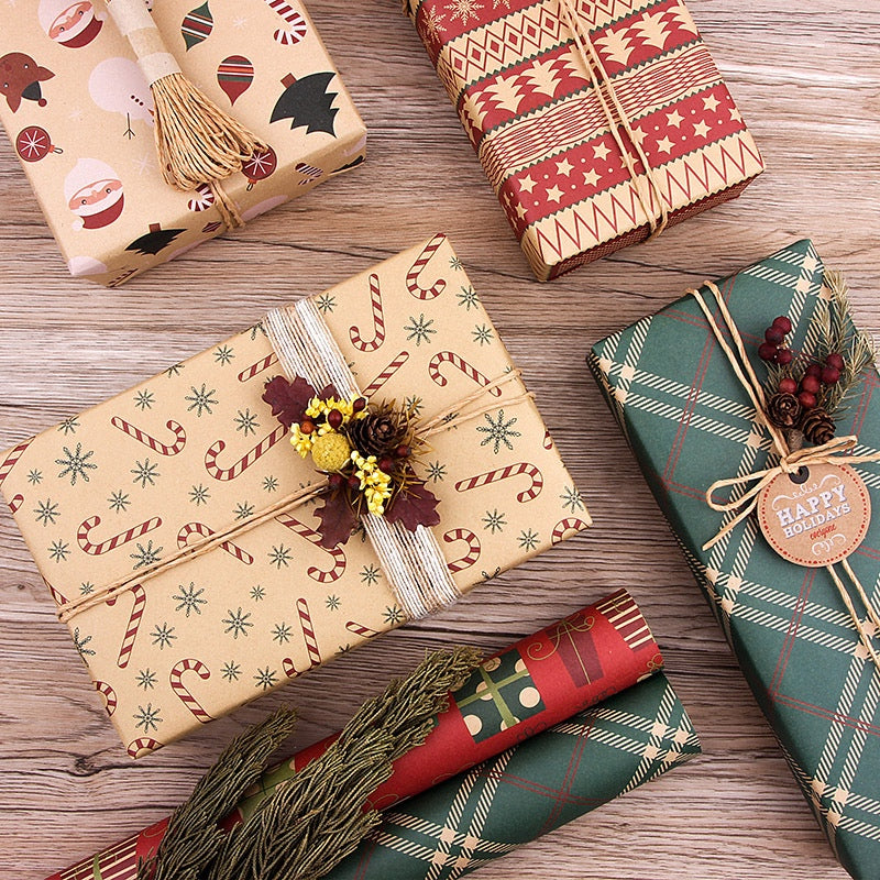 Christmas Xmas Exchange Gifts Wrapping Paper
