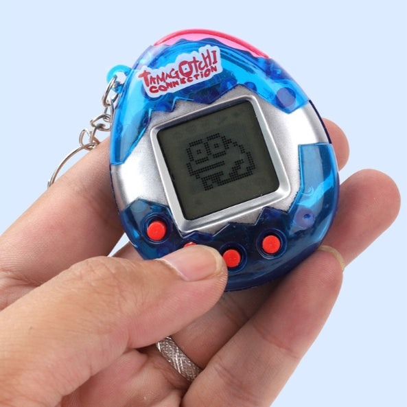 Retro Virtual Pet Toy Tamagotchi Keychain