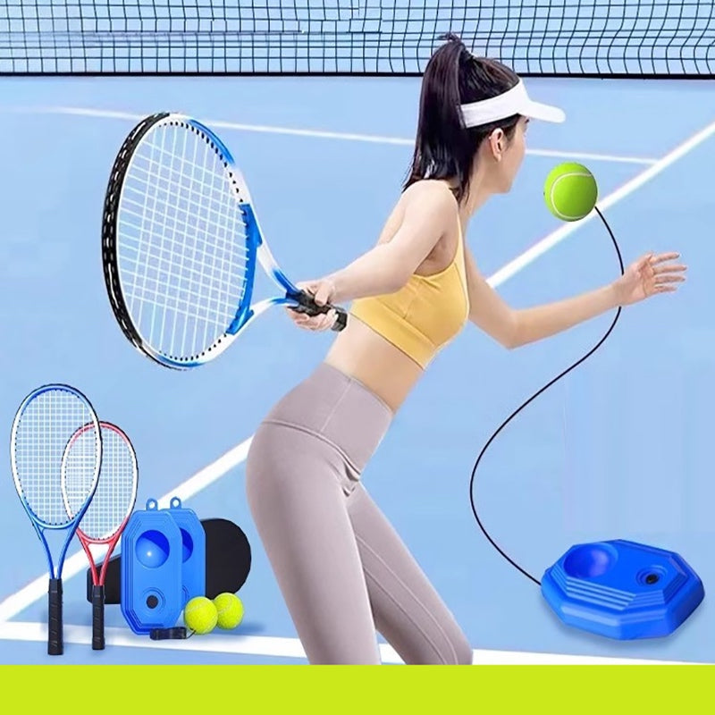 Tennis Racket Trainer Rebound Ball with String Balls Kids Adult Set