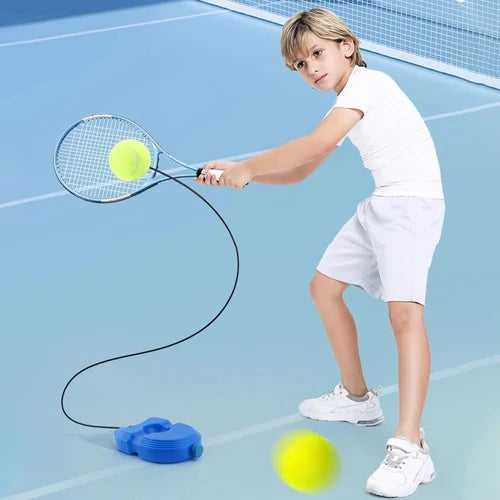 Tennis Racket Trainer Rebound Ball with String Balls Kids Adult Set