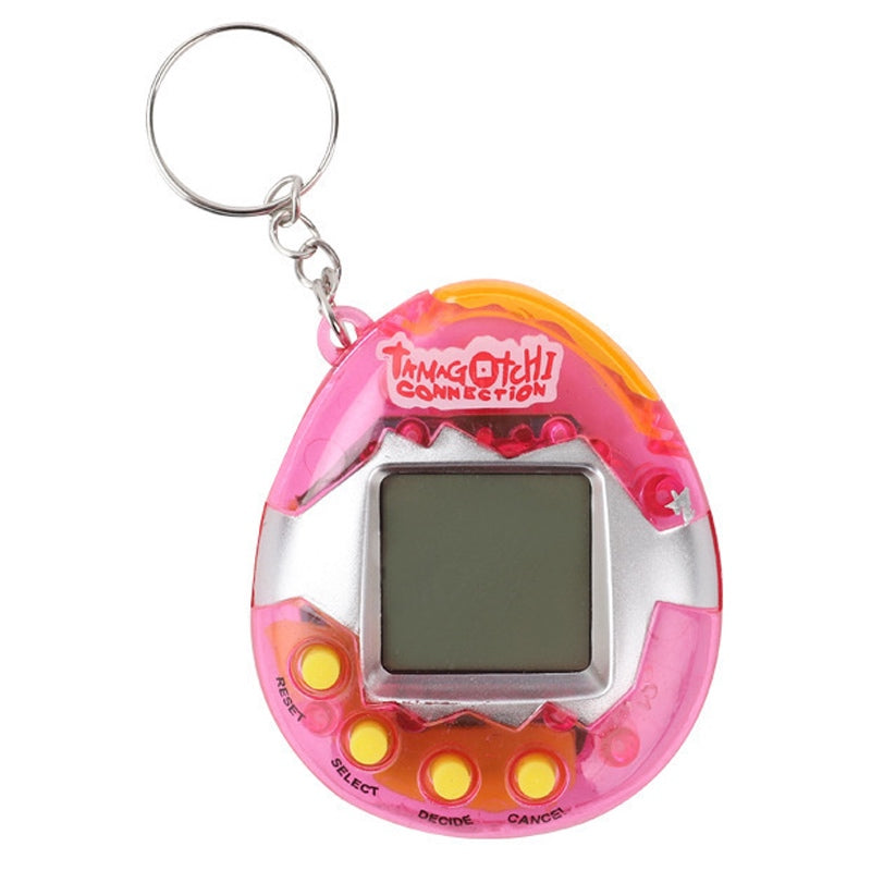 Retro Virtual Pet Toy Tamagotchi Keychain