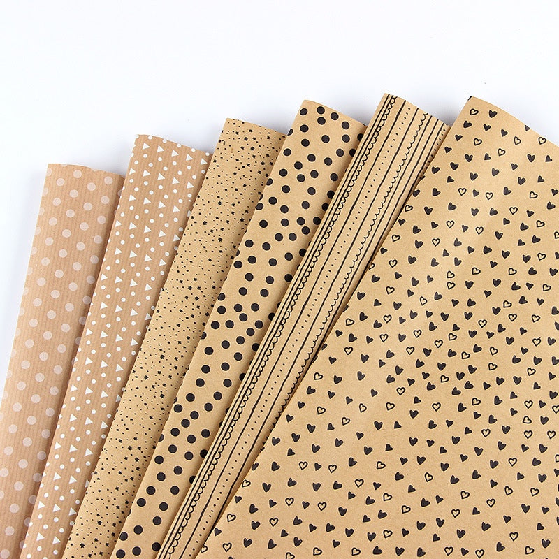 Kraft Gift Wrapping Paper Kids Children Birthday Gifts Wrap