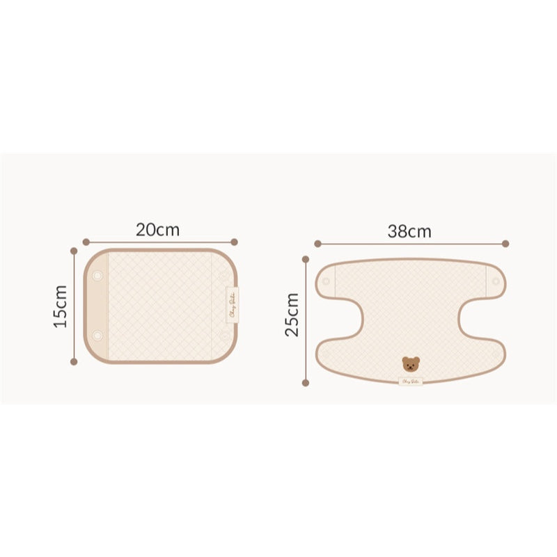 3pc Universal Baby Carrier Teething Drool Pads