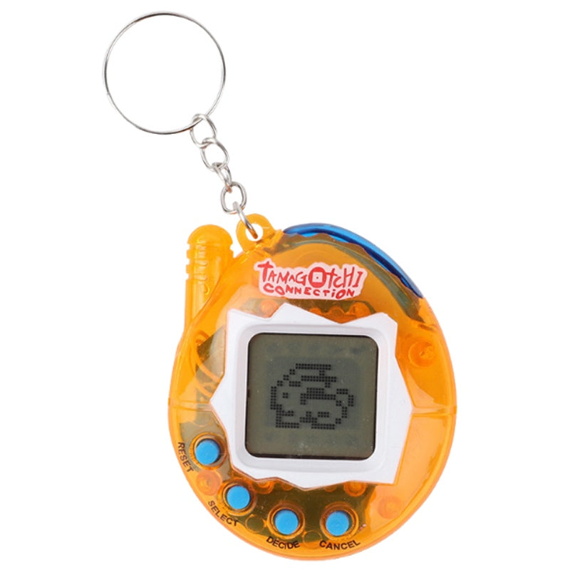 Retro Virtual Pet Toy Tamagotchi Keychain