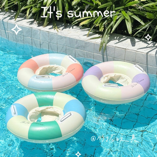 Joy Stripe Baby Float with Seat Handles