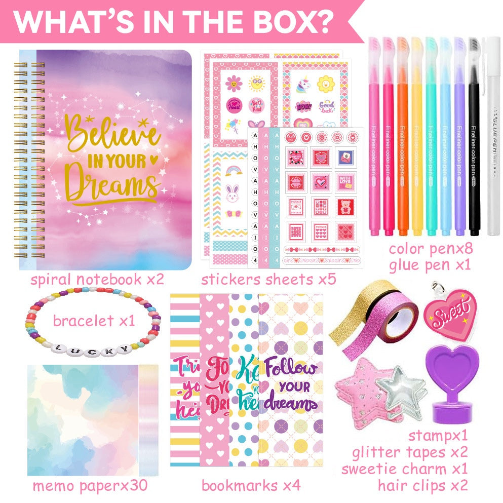 Believe in Your Dreams Girls DIY Journal Kit