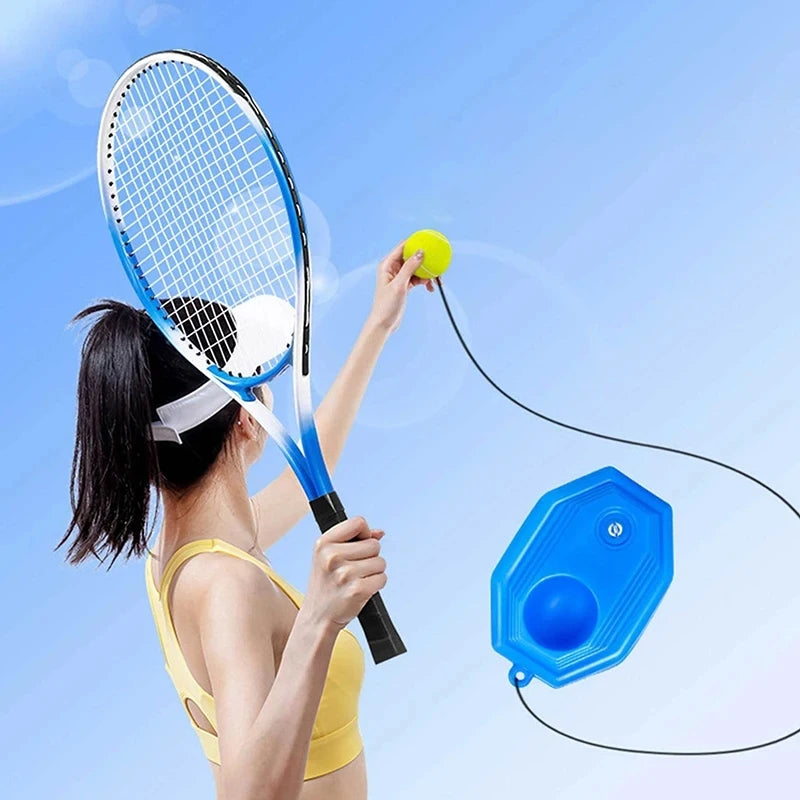Tennis Racket Trainer Rebound Ball with String Balls Kids Adult Set