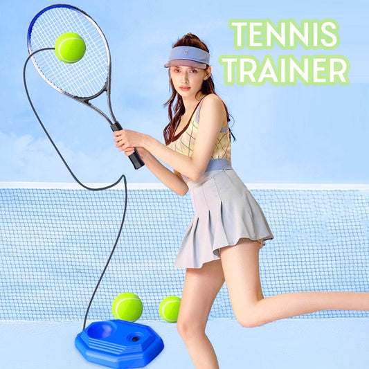 Tennis Racket Trainer Rebound Ball with String Balls Kids Adult Set