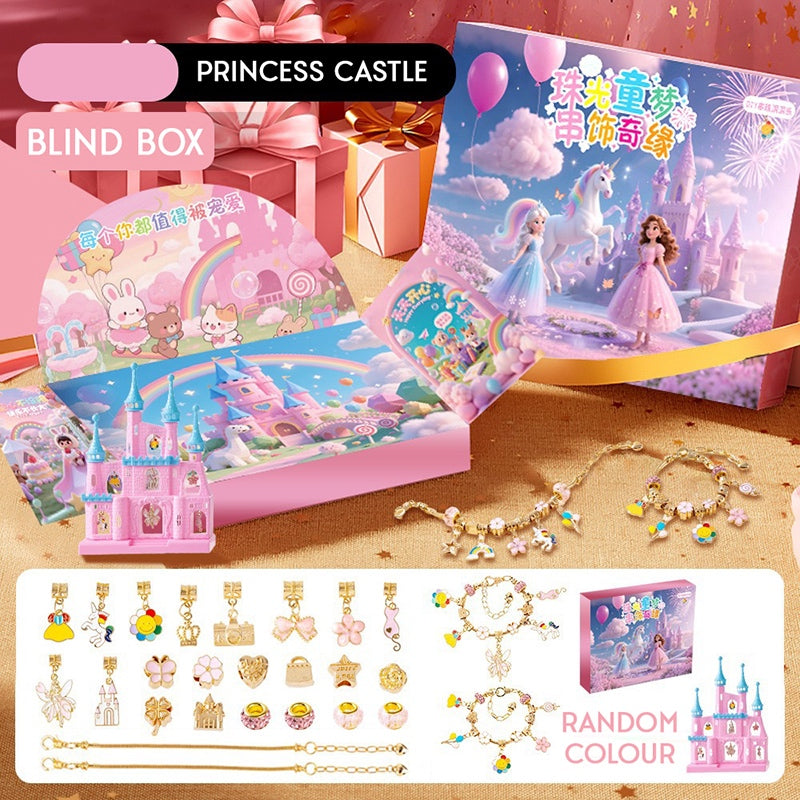 Princess Castle Blind Box Girls Jewelry Kids Surprise Toys