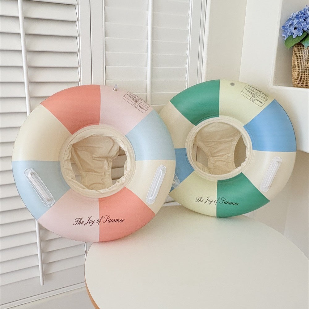 Joy Stripe Baby Float with Seat Handles