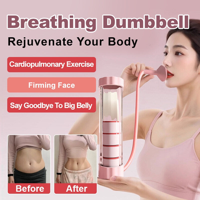 Breathing Trainer Device Dumbell Abs Exercise