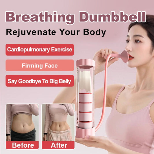 Breathing Trainer Device Dumbell Abs Exercise