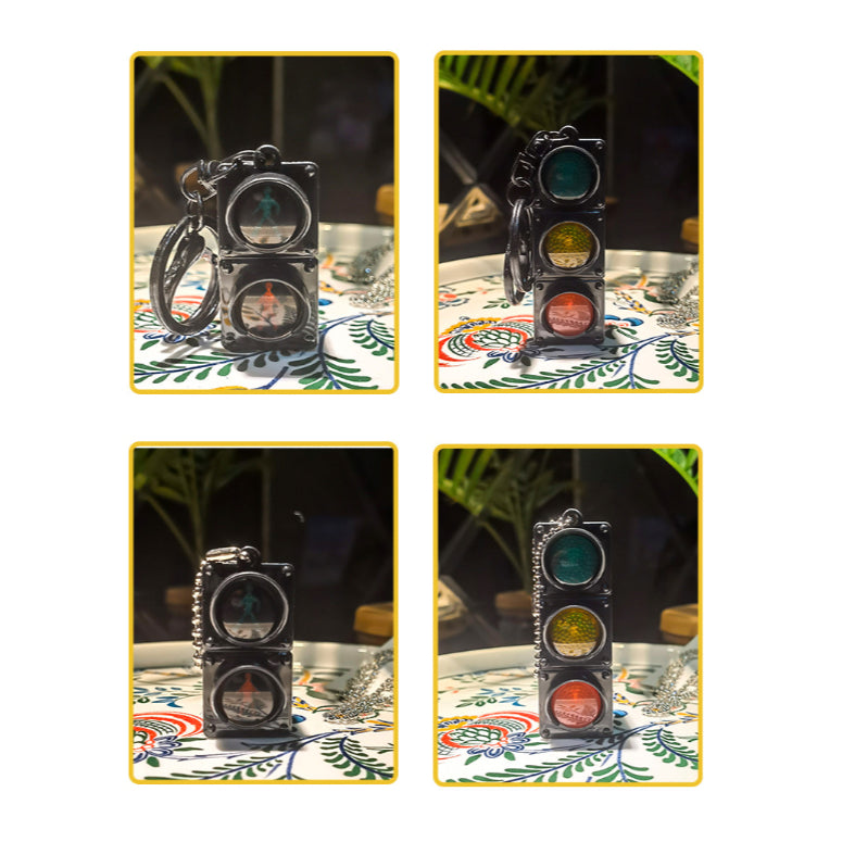 Traffic Light Keychain