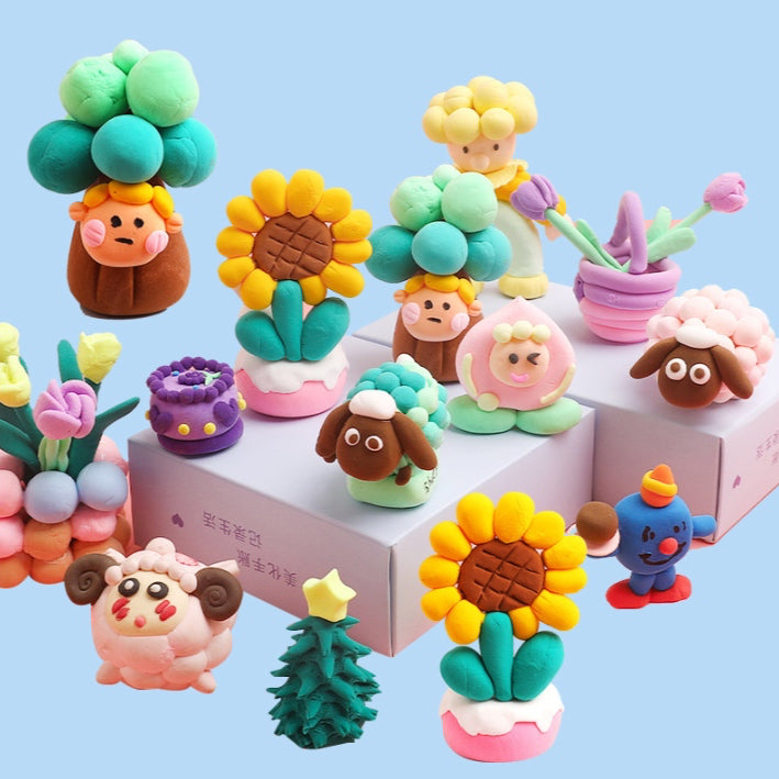 Light Air Dry Clay Soft Modelling Polymer Clay Toys