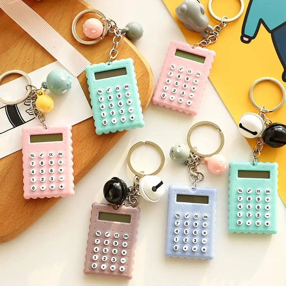 Calculator Keychain Stationery Gifts Toys
