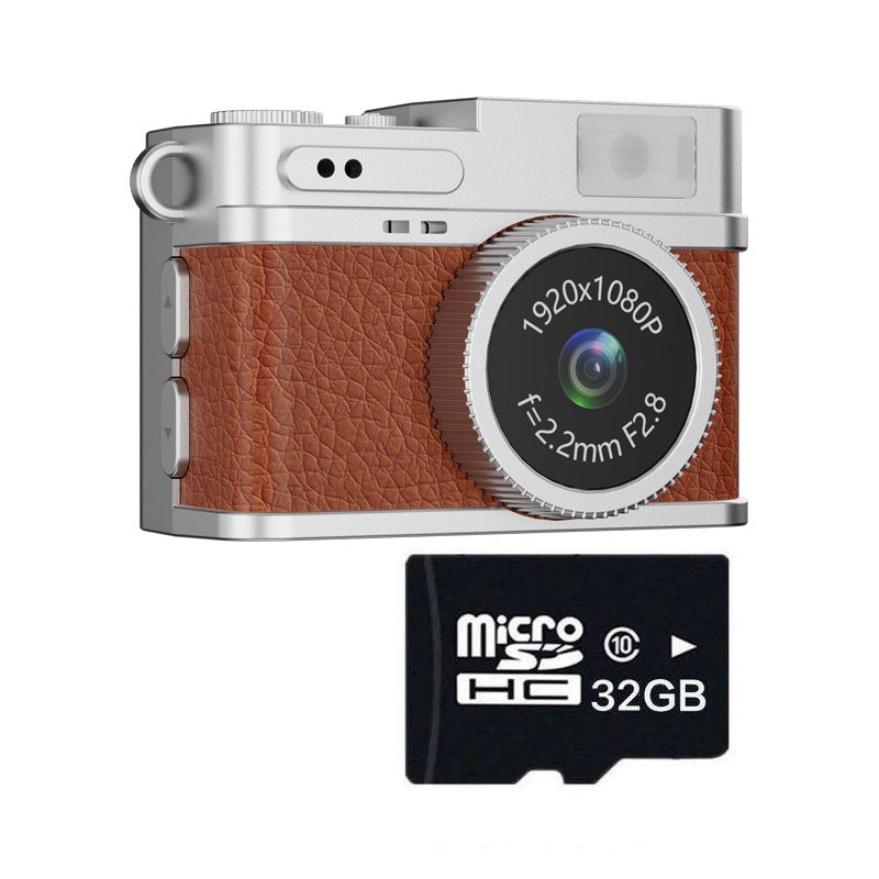 Mini Retro Camera 1080P Portable Small Retro Recording Camera