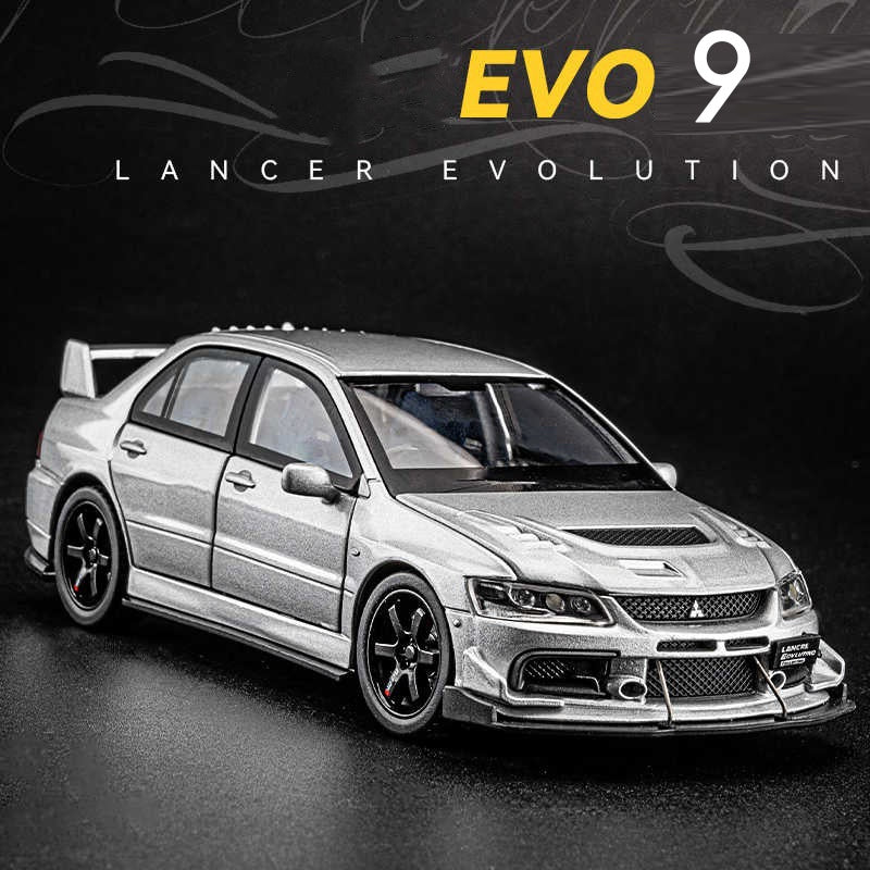 Mitsubishi Lancer Evolution EVO 9 Final Edition Race Car Miniature Toy