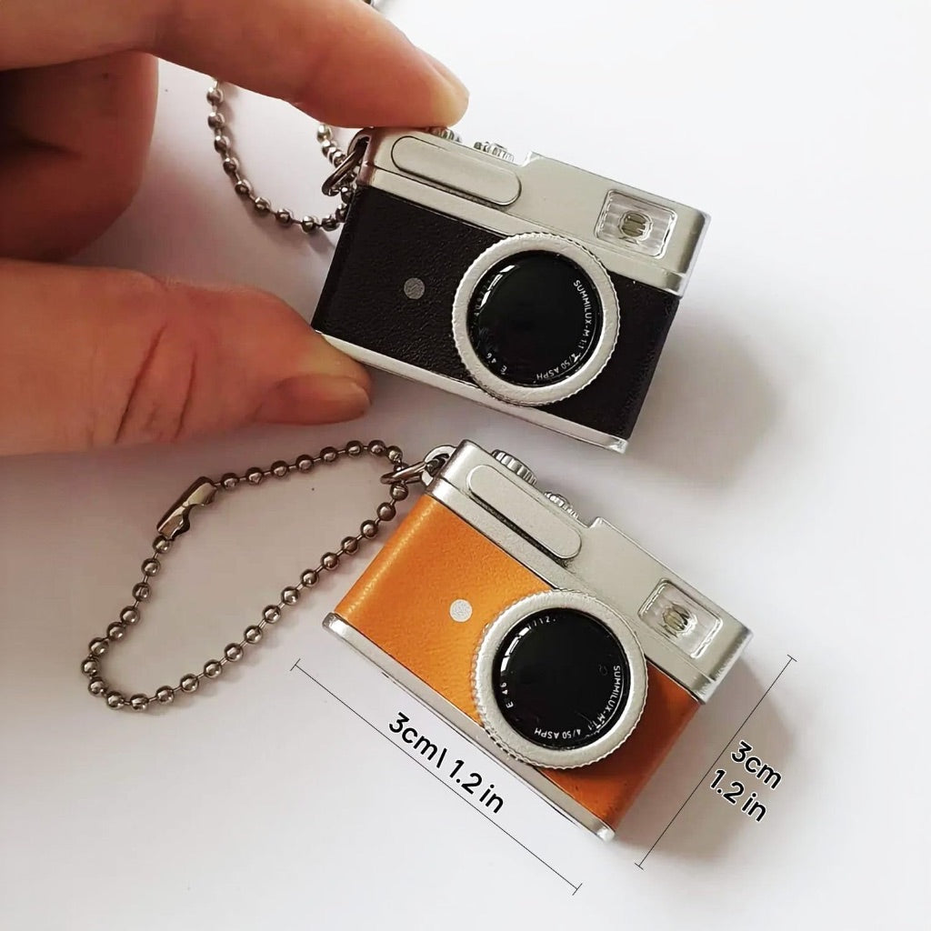 Mini Vintage Camera Keychain