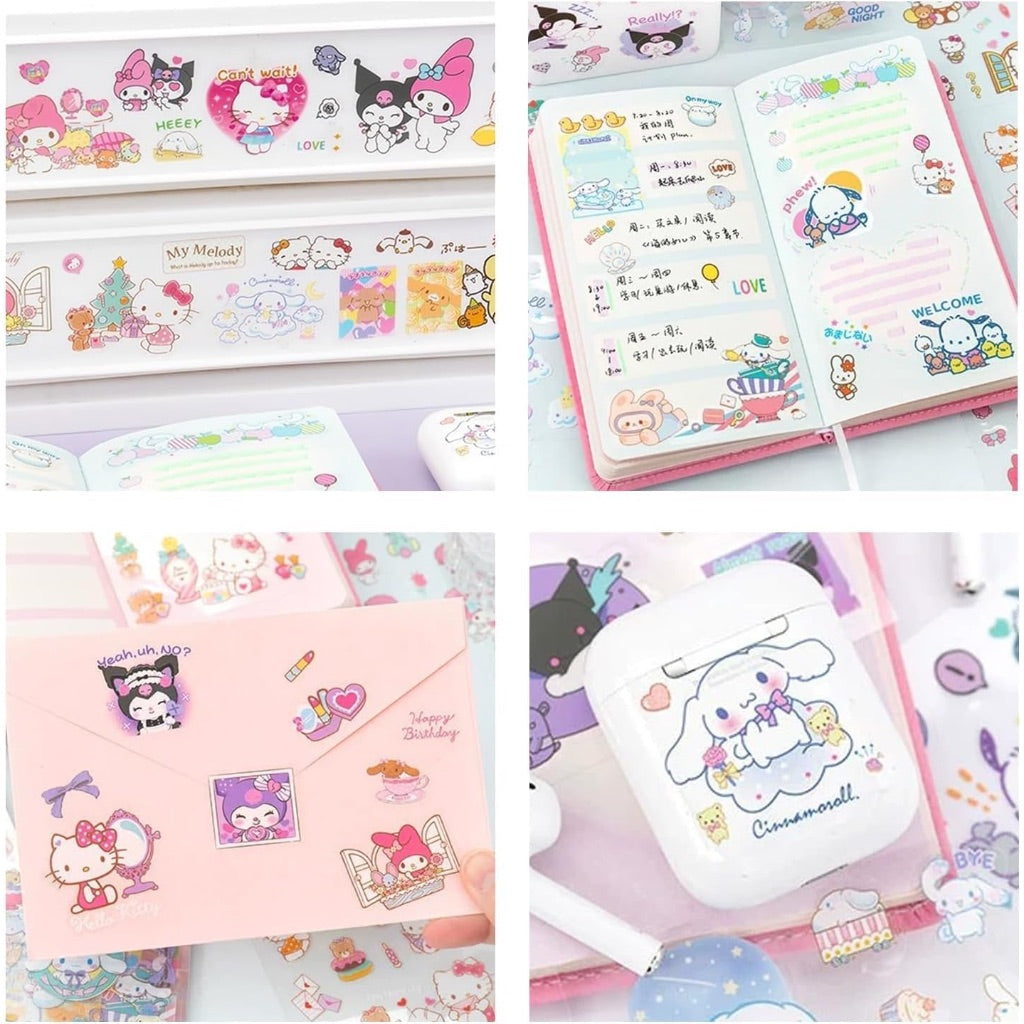 Sanrio Star Party 100pc Sticker DIY Arts Crafts Decorative Stickers