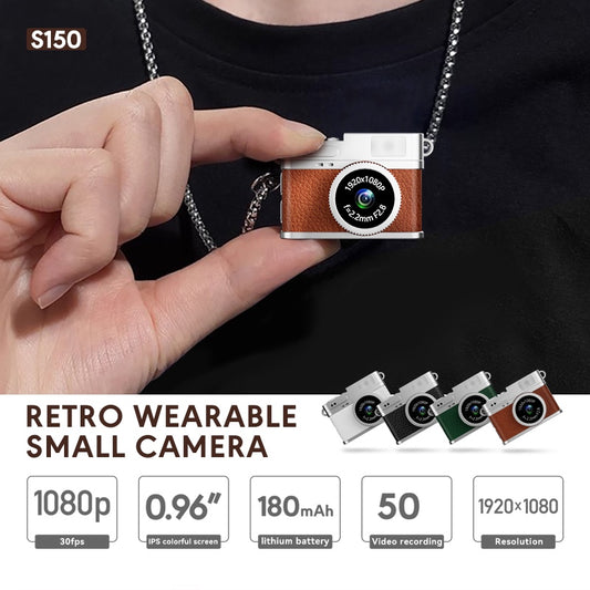 Mini Retro Camera 1080P Portable Small Retro Recording Camera