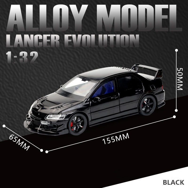 Mitsubishi Lancer Evolution EVO 9 Final Edition Race Car Miniature Toy