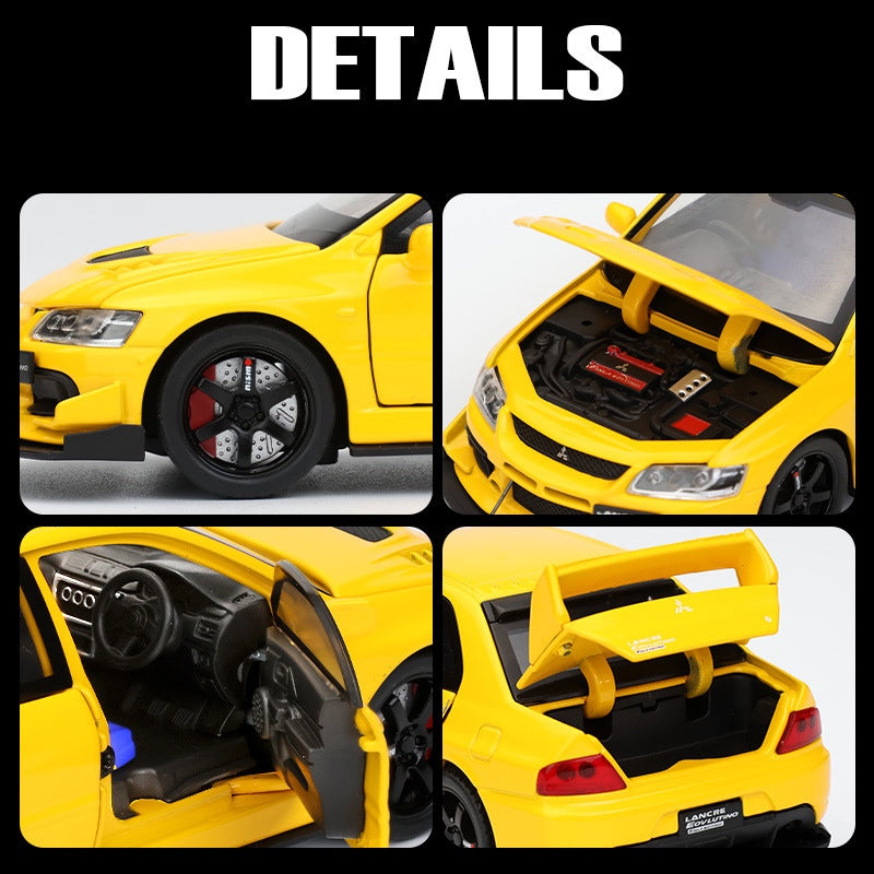 Mitsubishi Lancer Evolution EVO 9 Final Edition Race Car Miniature Toy