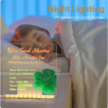 LED Erasable Acrylic Light Up Board with Whiteboard Markers