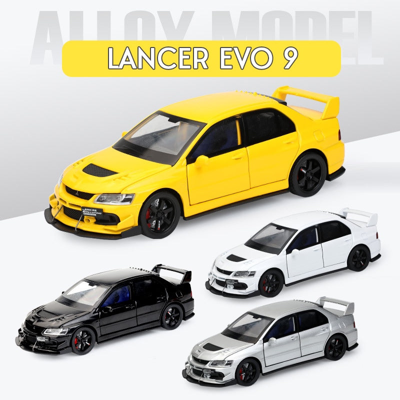 Mitsubishi Lancer Evolution EVO 9 Final Edition Race Car Miniature Toy