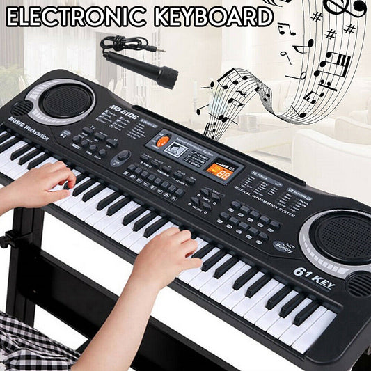 Electronic Keyboard Piano 61 Keys with Microphone