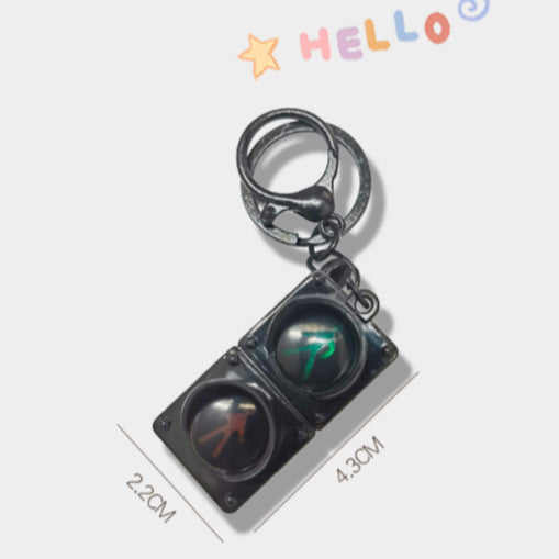 Traffic Light Keychain