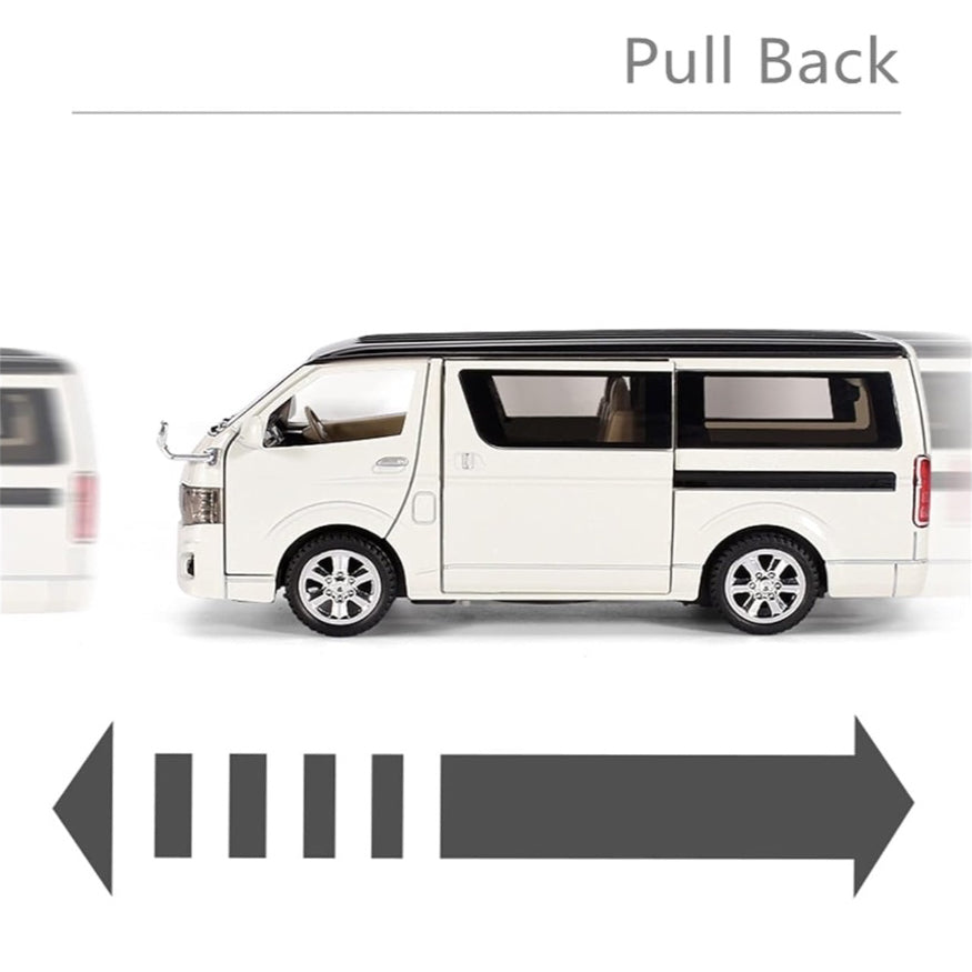 Toyota Hiace MPV Van 1:32 Alloy Diecast Car