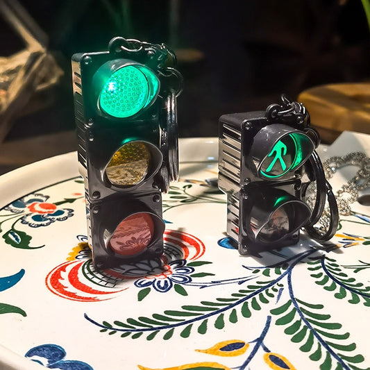 Traffic Light Keychain