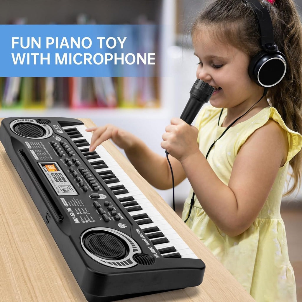 Electronic Keyboard Piano 61 Keys with Microphone