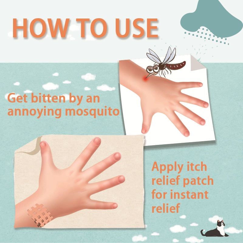 Itch Relief Patches Magic Natural No Chemical Patch for Insect Bite