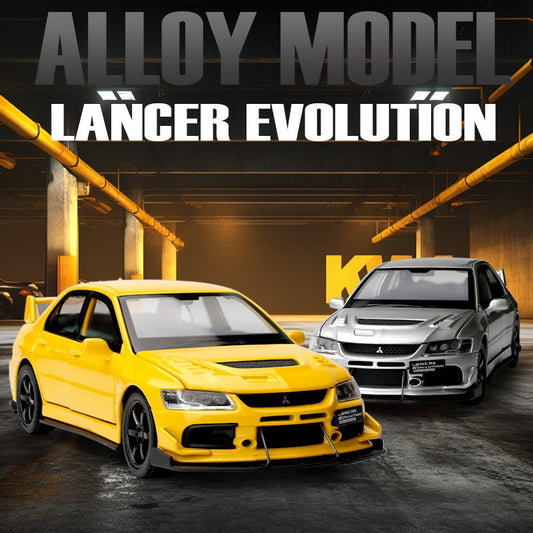 Mitsubishi Lancer Evolution EVO 9 Final Edition Race Car Miniature Toy