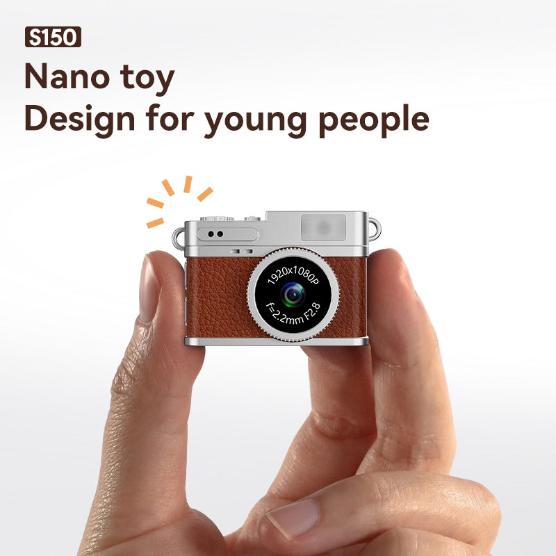Mini Retro Camera 1080P Portable Small Retro Recording Camera