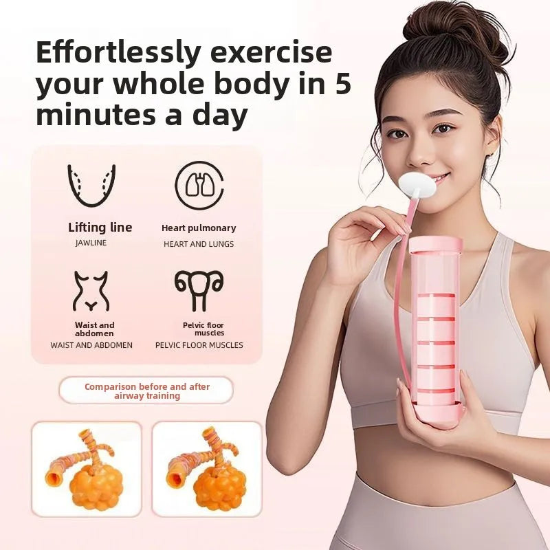Breathing Trainer Device Dumbell Abs Exercise