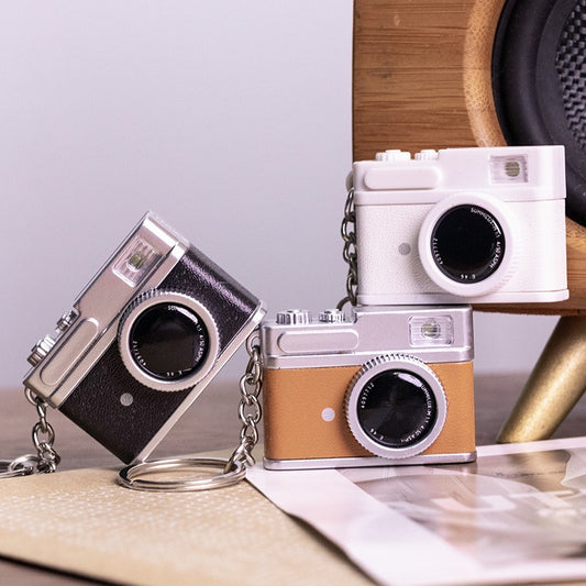 Mini Vintage Camera Keychain