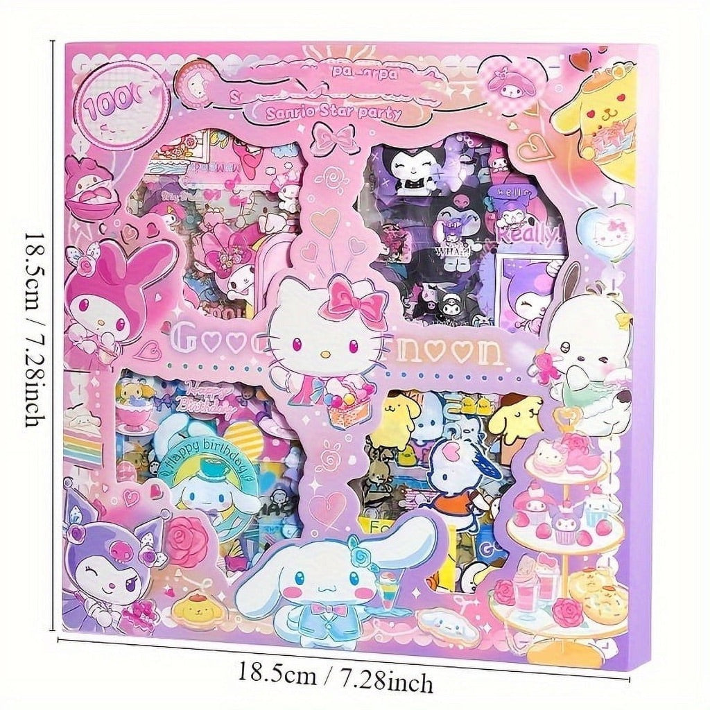 Sanrio Star Party 100pc Sticker DIY Arts Crafts Decorative Stickers