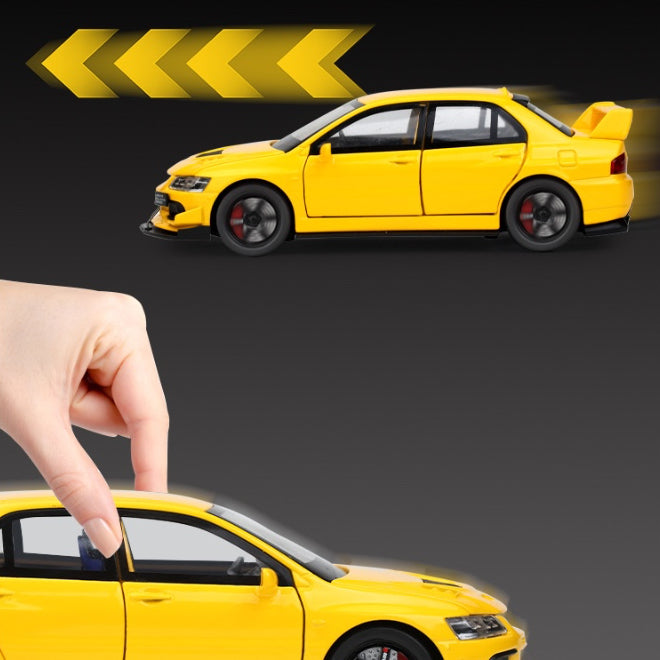 Mitsubishi Lancer Evolution EVO 9 Final Edition Race Car Miniature Toy