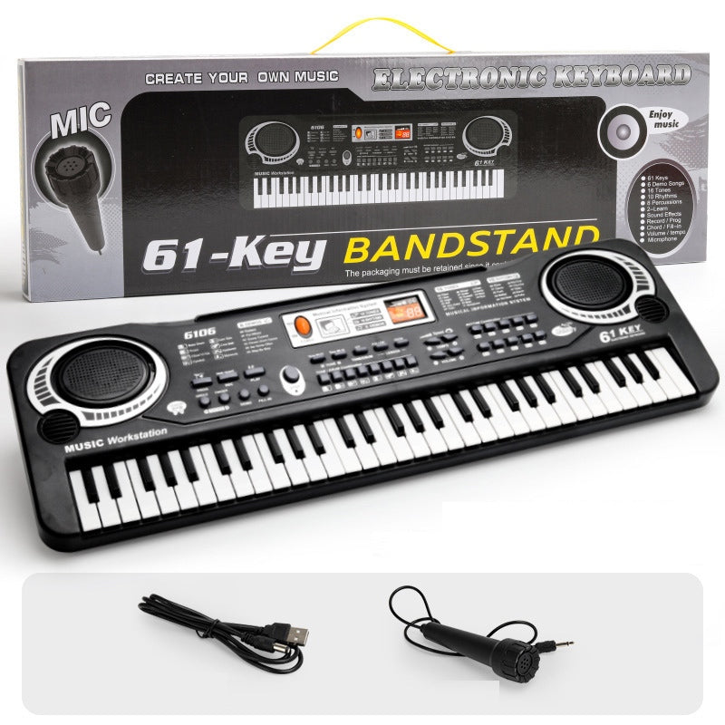 Electronic Keyboard Piano 61 Keys with Microphone